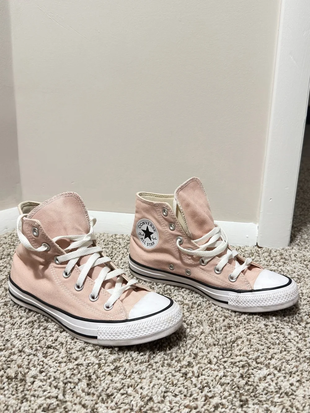 Converse Pink High-Top Canvas Sneakers